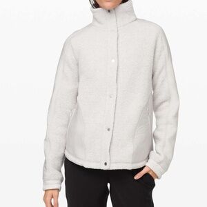 Lululemon Go Cozy Jacket Heathered Ceramic